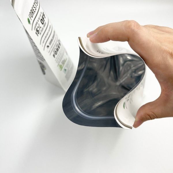 Resealable белые сумки Kraft алюминиевые прокатанные Biodegradable