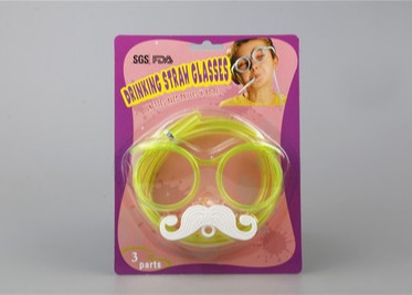 PVC Reusable Plastic Straws , Birthday Parties Plastic Bendy Straws