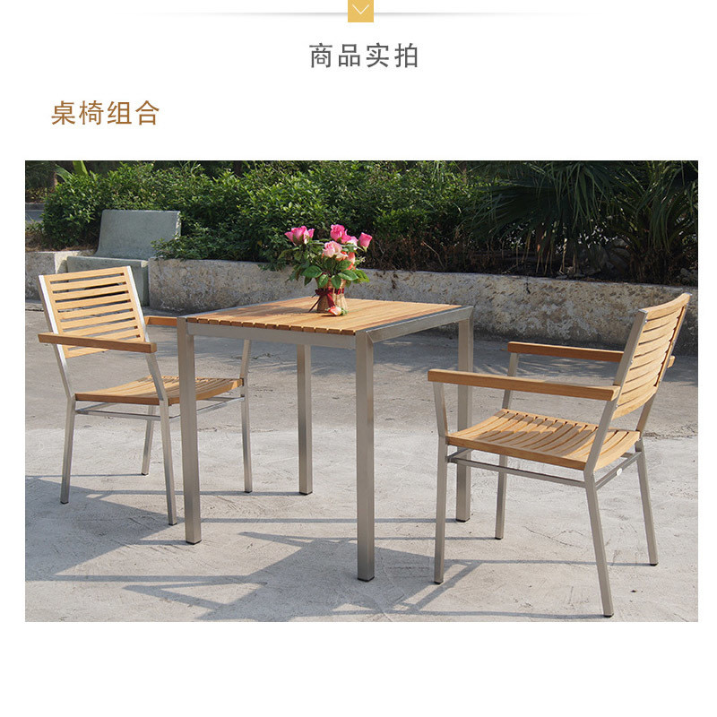 Outdoor Restaurant Furniture Sets with Waterproof Aluminium Material and Luxury Design