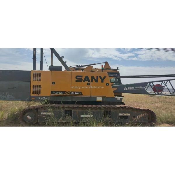 Building Material Shops in Need of SCC550E Used Crawler Crane for Big Projects