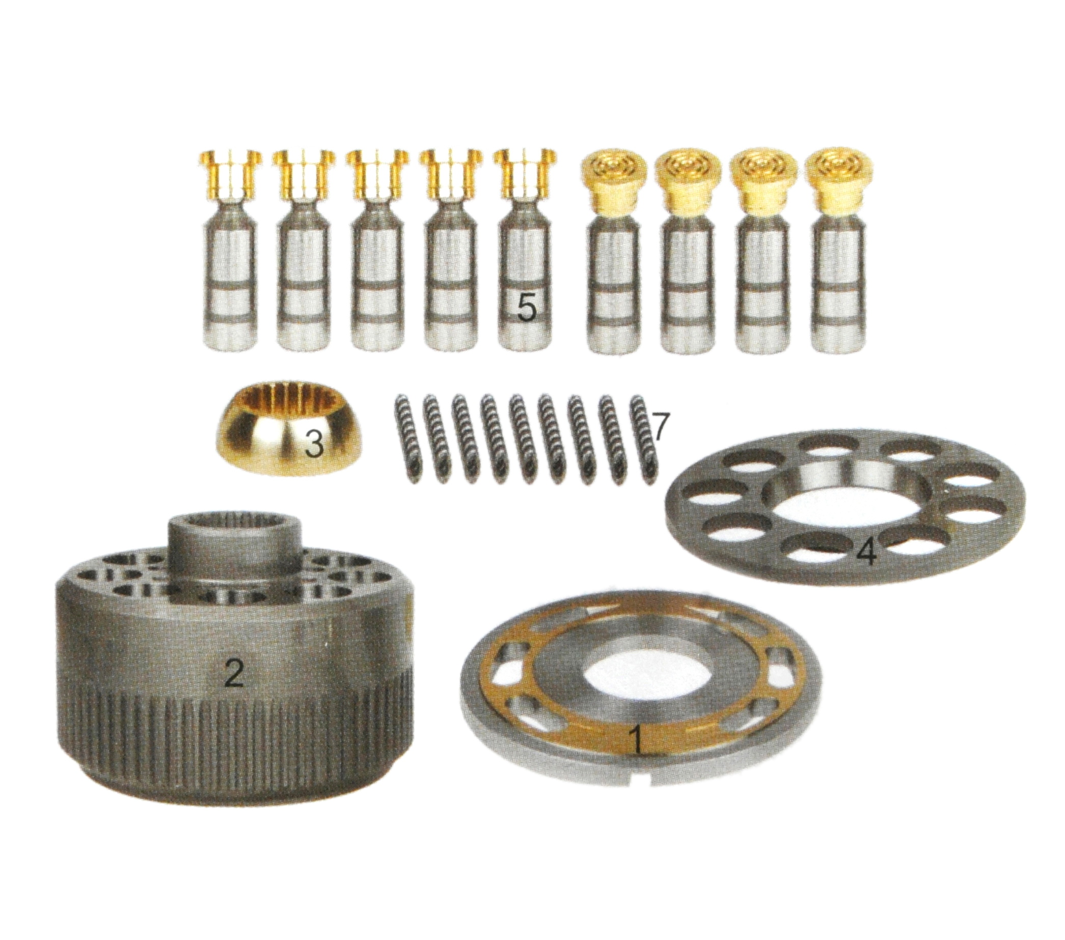 Construction Machinery Parts Main Pump Components A10VS063 Hydraulic Parts