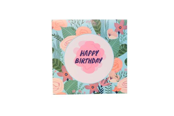 Personalización de tarjetas de felicitación 3D con logotipo personalizado a su alcance