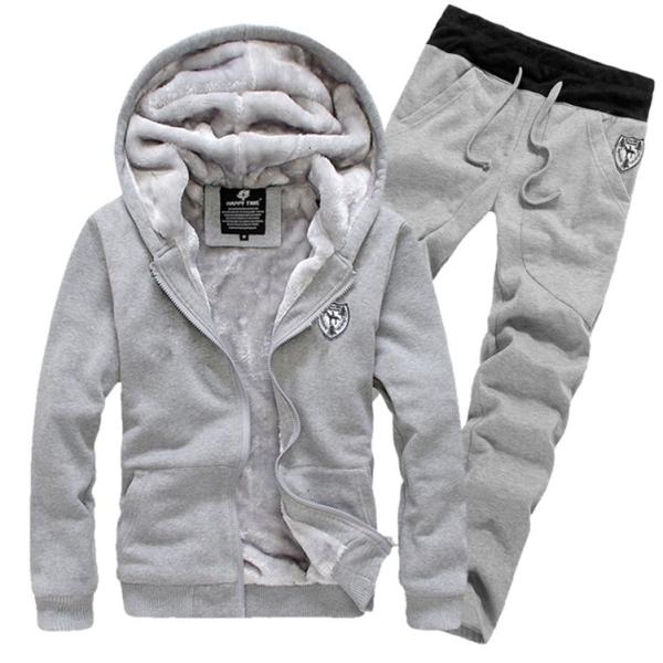 Thick Fur Oversized Gym Hoodie Fleece Sportswear Winter Outwear Warm Casual