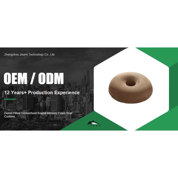 Comfortable Memory Foam Donut Seat Cushion for Adults Hemorrhoid Relief