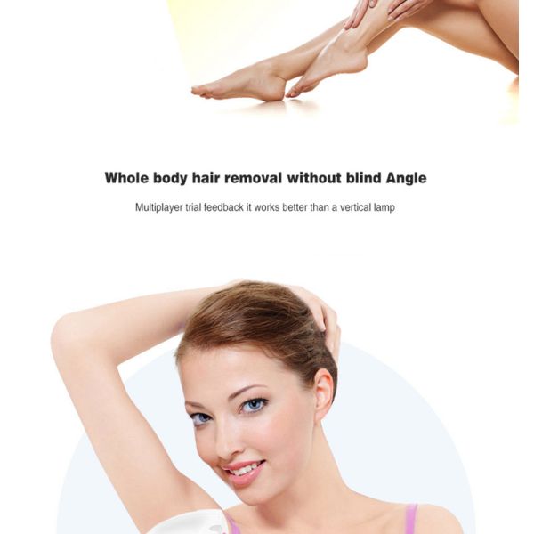 Portable Home Laser Hair Removal Machine With 100000 Pulse Tender Skin