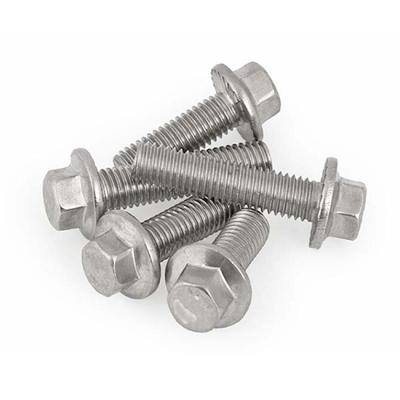 Hot Sale Din6921 Stainless Steel 304 316 Hexagon Flange Bolt Grade 8.8/10.9 /12.9 Customization High Quality