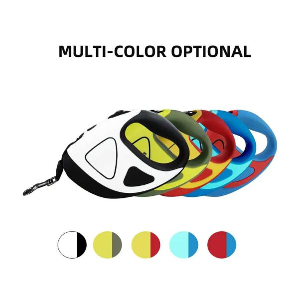 Small Medium Lighted Dog Leash Retractable 10ft 16ft Extendable Dog Lead With Torch