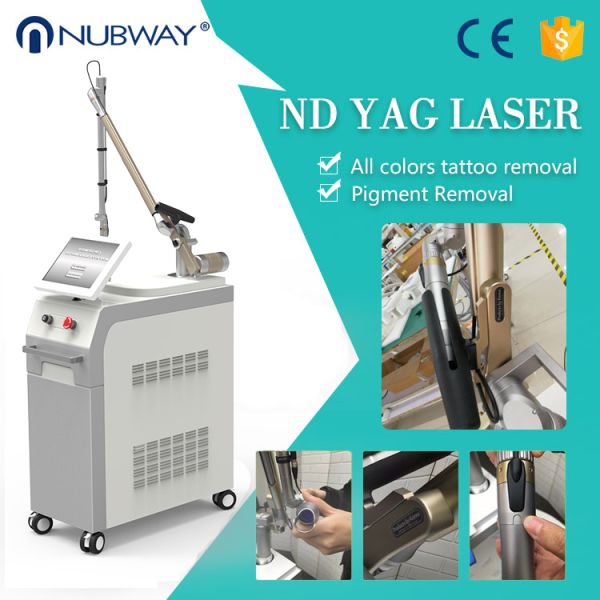 Long life use high end quality Korea arm imported Q switch Nd Yag Laser Tattoo Removal Machine