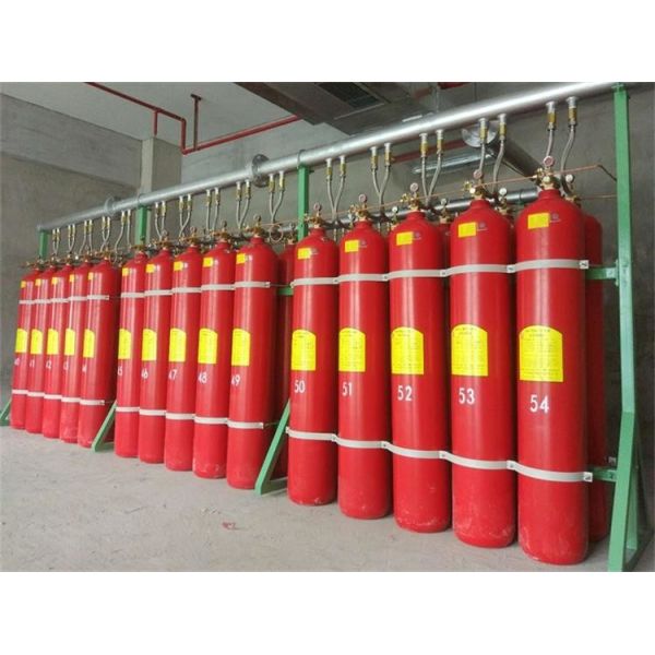 Inergen Ig541 Inert Gas Fire Suppression System 70L 80L 90L 120L 37.5% Extinguishing Concentration