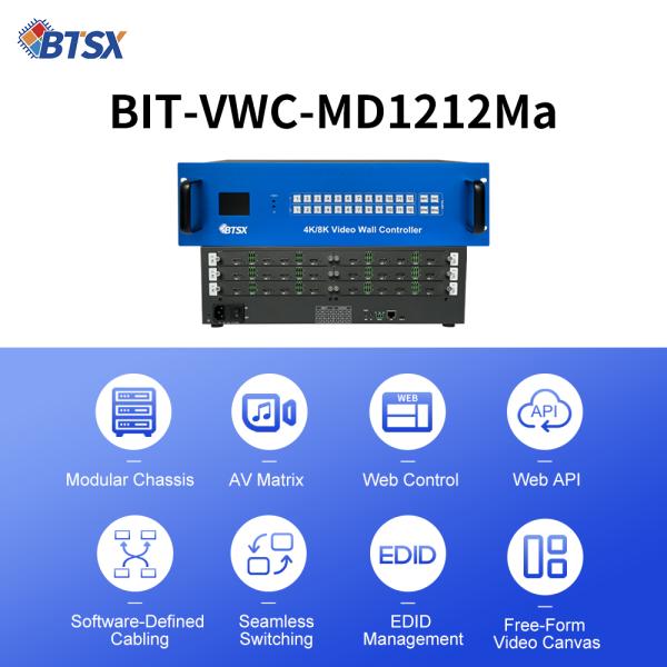 Control Room Led Wall Processor 3 Years After-sales Service And 13×Phoenix Terminal Included
