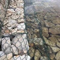 Matraque en gabion galvanisé à chaud grille de cage en pierre flexible pour le renforcement des berges