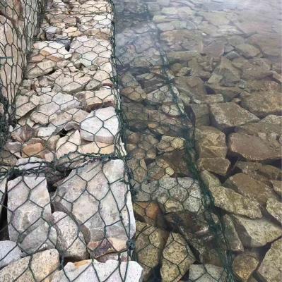 Matraque en gabion galvanisé à chaud grille de cage en pierre flexible pour le renforcement des berges