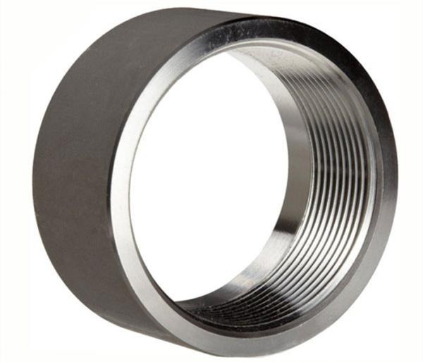 Stainless Steel NPT Half Coupling , Anti Rust Oil Half Inch Coupling For Petroleum