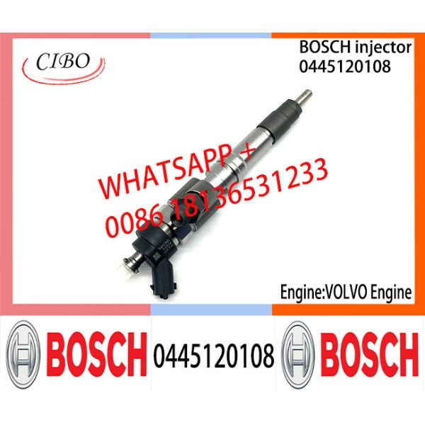 BOSCH 0445120108 3801148 3887696 Neutral Fuel Injector Assembly 0445120108 3801148 3887696 For VOL PENTA D6 Engine
