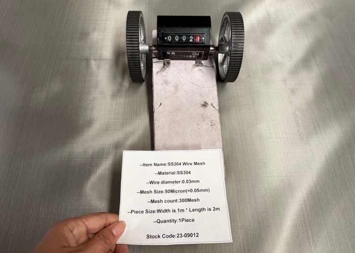 SS304 300Mesh 0.03mm Wire diameter Stainless Steel Woven Wire Mesh for filter use