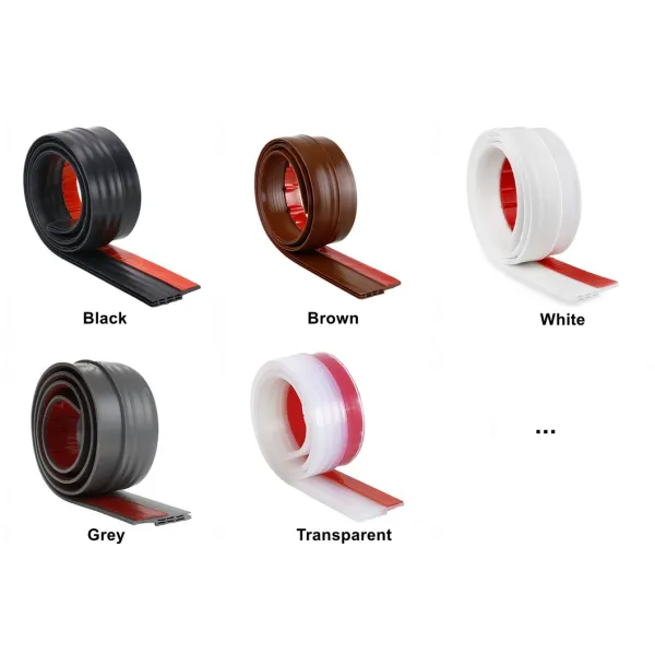 Door Sweep with Strong Adhesive Silica Gel Door Bottom Seal Door Draft Used Stopper
