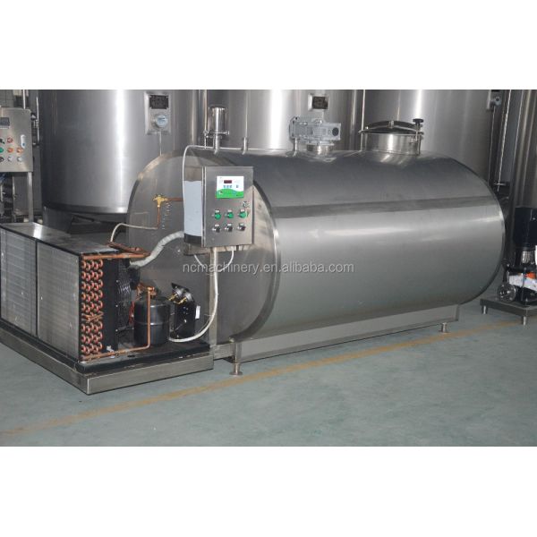 800L Stainless Steel Milk Cold Storage Tank for Industrial and Compressor Processing
