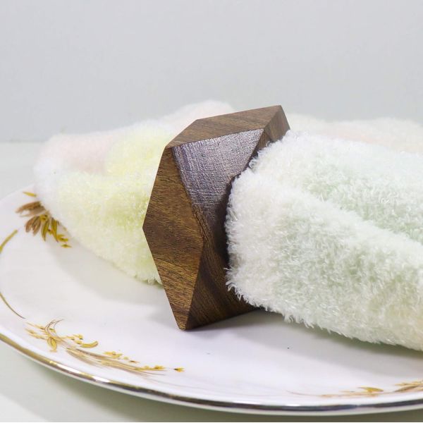 Weddings Dinner Items Table Decoration Wooden Napkin Ring For Parties Household