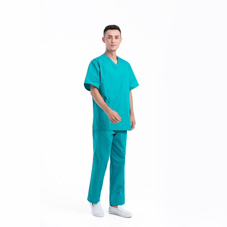 Метка частного назначения больницы Scrubs формы медицинский Scrubs Uniformes оптовый короткий уход рукава Scrubs наборы