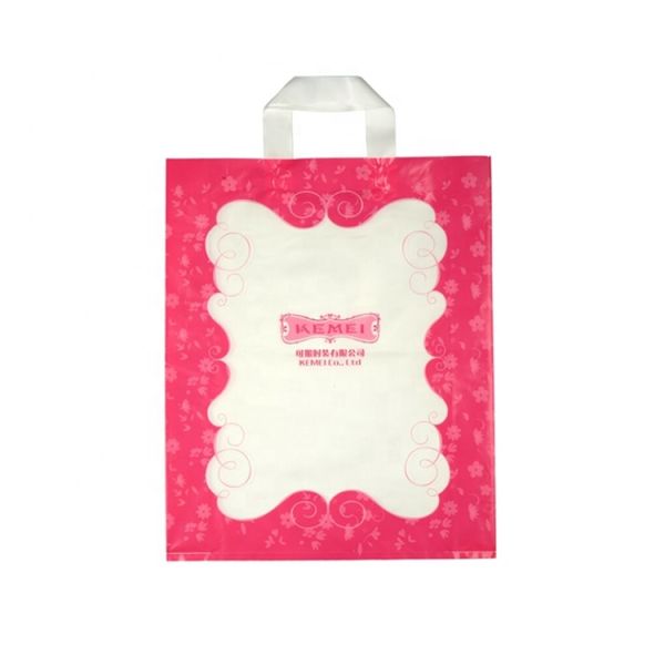 Fork Ear Packaging PE Plastic Bag Lightweight For Garment Smooth Surface