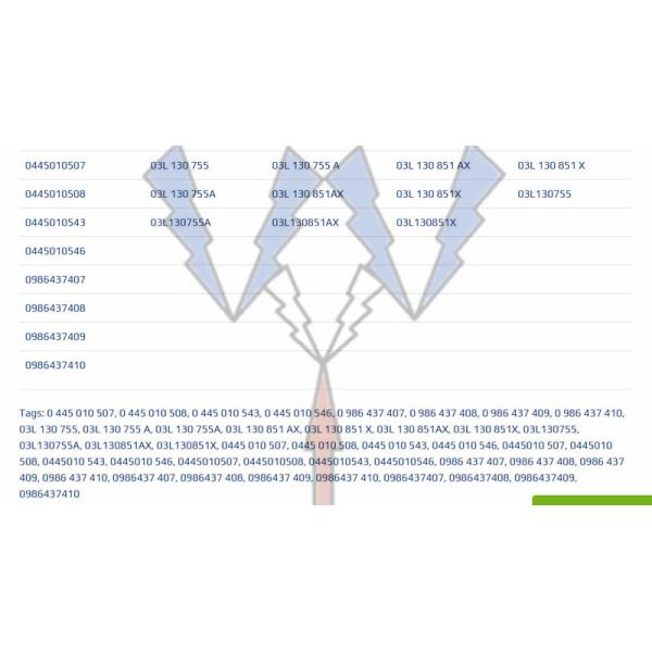 BOSCH GENUINE COMMON RAIL FUEL PUMP 0445010507 0445010508 0445010543 0445010546 03L130755A 03L130851AX 0986437407