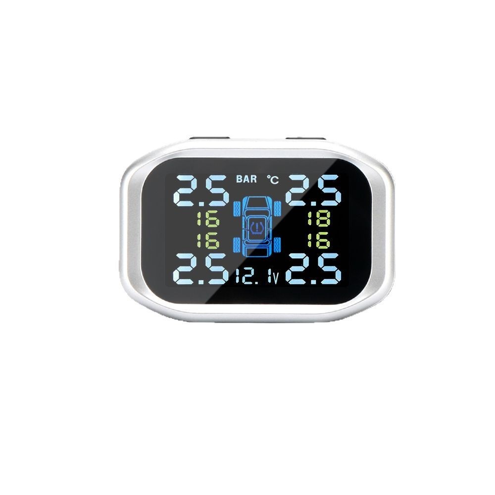 Wireless Display Solar Powered High Quality CE Certified TPMS Tire Pressure Monitor Detector Universal Fitment 12V Car Sensor