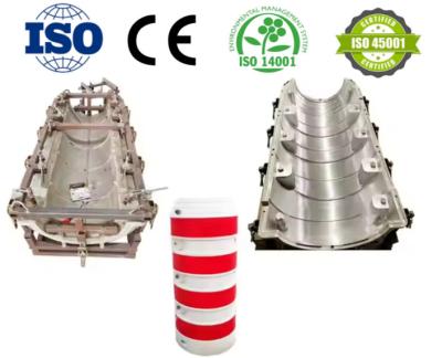 China Rotational Moulds Hollow Shaped Part Mold Rotational Moulding Road Safety Barrel Power Pole Protection Safety Cover