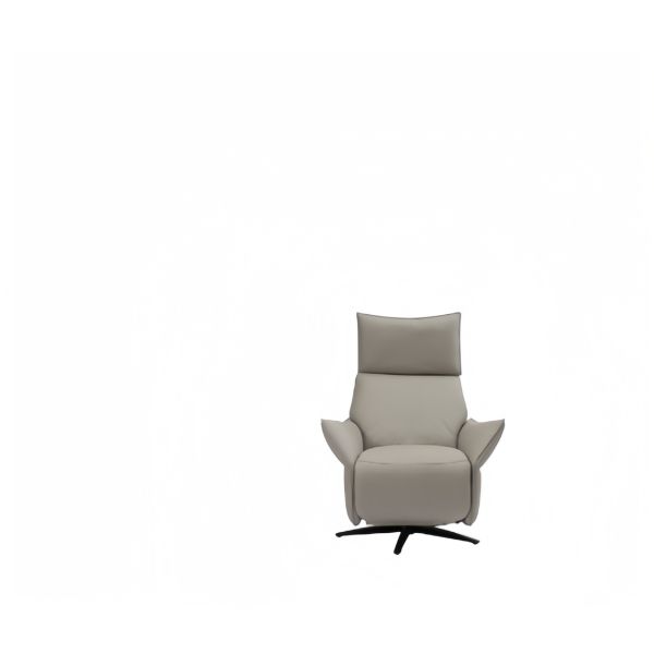Home Furniture Hotel Lobby Hall Leather Accent Chair Revolving Leisure Chair
