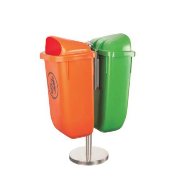 Outdoor Wall Type Environmental protection Polypropylene Cleaning Bin Wall Mounted Waste Bins Dustbin