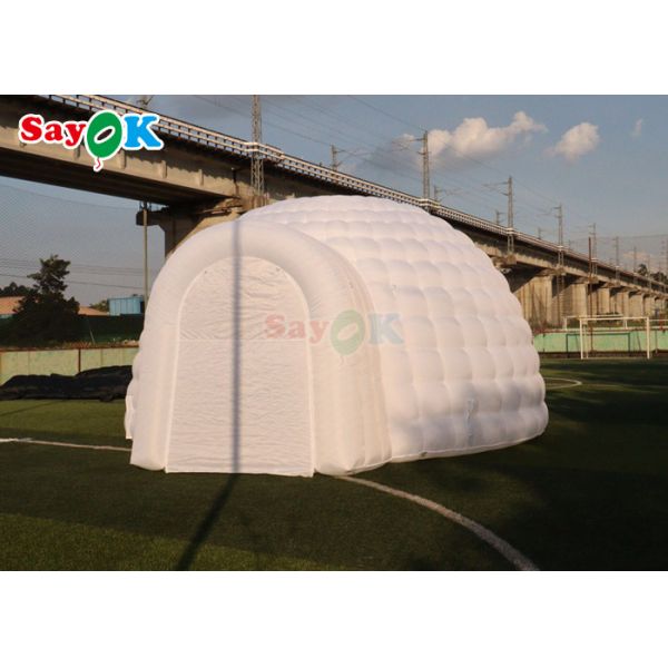 Custom Lighting Inflatable Air Tent Blow Up Igloo Dome Tent For Outdoor