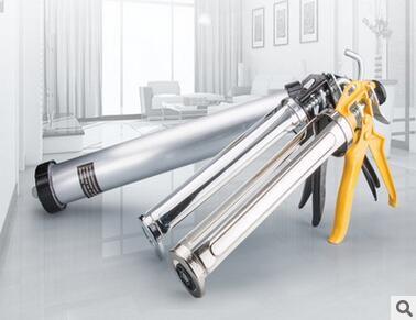 KM 9 Revolving Frame Heavy Duty Caulk Gun Silicone Sealant Applicator. 12:1 Thrust Ratio