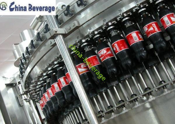 Energy Drink Water Bottle Filling Machine , Carbonated Soft Drink Production Line