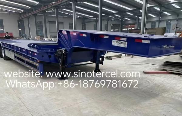 Low Bed Semi Trailer With Mechanical Suspension