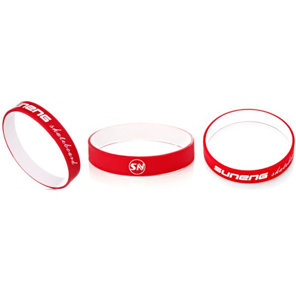 Autism silicone bracelets color coated and ink filled for event movement