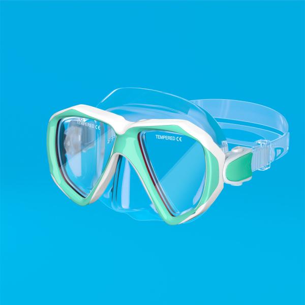 Half Face Kids Frameless Snorkel Mask Scuba Dive Gear Kit