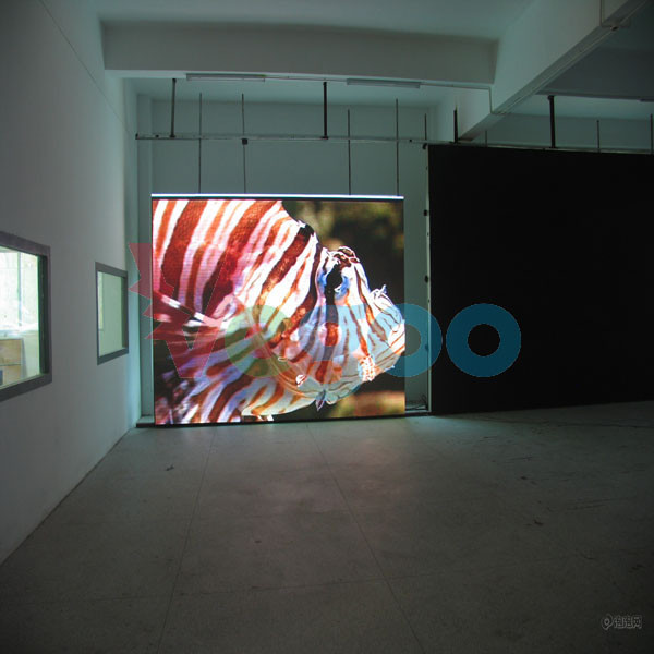 Lâmpada 1R1G1B/SMD3528 branca interna do quadro de avisos da tela do diodo emissor de luz da exposição de diodo emissor de luz da cor P7.62 completa