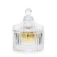 El cuenco de cristal LFGB del caramelo del vintage de Tangson certificó para la decoración casera del hotel