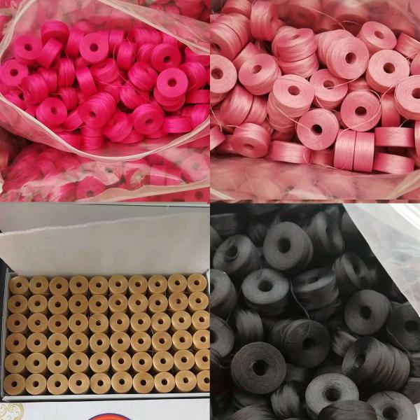 Pre Wound Embroidery Sewing Machine Thread 150D / 48F Polyester Material
