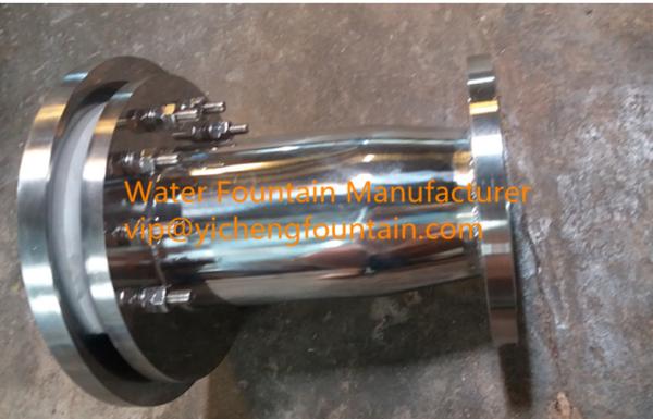 Flange Connection Fully SS304 Water Fountain Heads Water Screen Movie Jets
