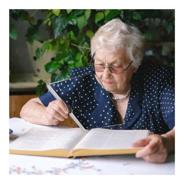Hands-Free Neck Magnifier with 240*170mm Lens and 3-in-1 Design for Lightweight Reading