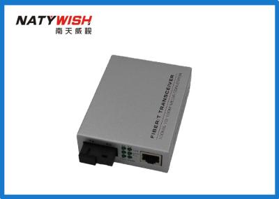 Metal Case Design Fast Ethernet Media Converter 1310 / 1550nm SM 20km SC