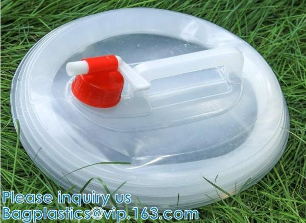 Portable Water Storage Jug, Water Carrier, Foldable Canteen, Outdoors BBQ Camping Hiking