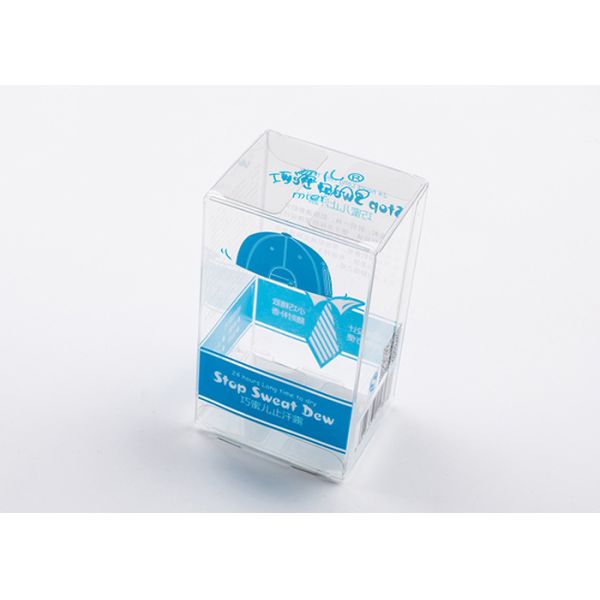 Waterproof 0.45mm Clear PVC Plastic Boxes PMS Clear Candy Packaging