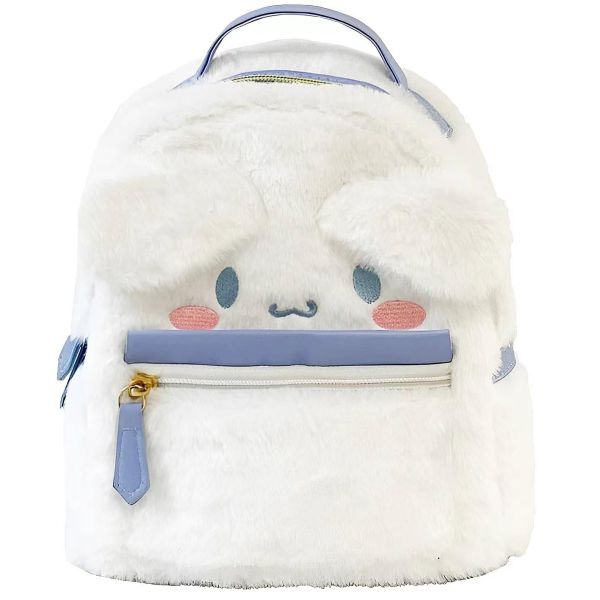 Wholesale Cute Furry Plush Dog Mini Backpack for Girls Double Shoulder Bag for Kids Gift Kawaii School Backpacks