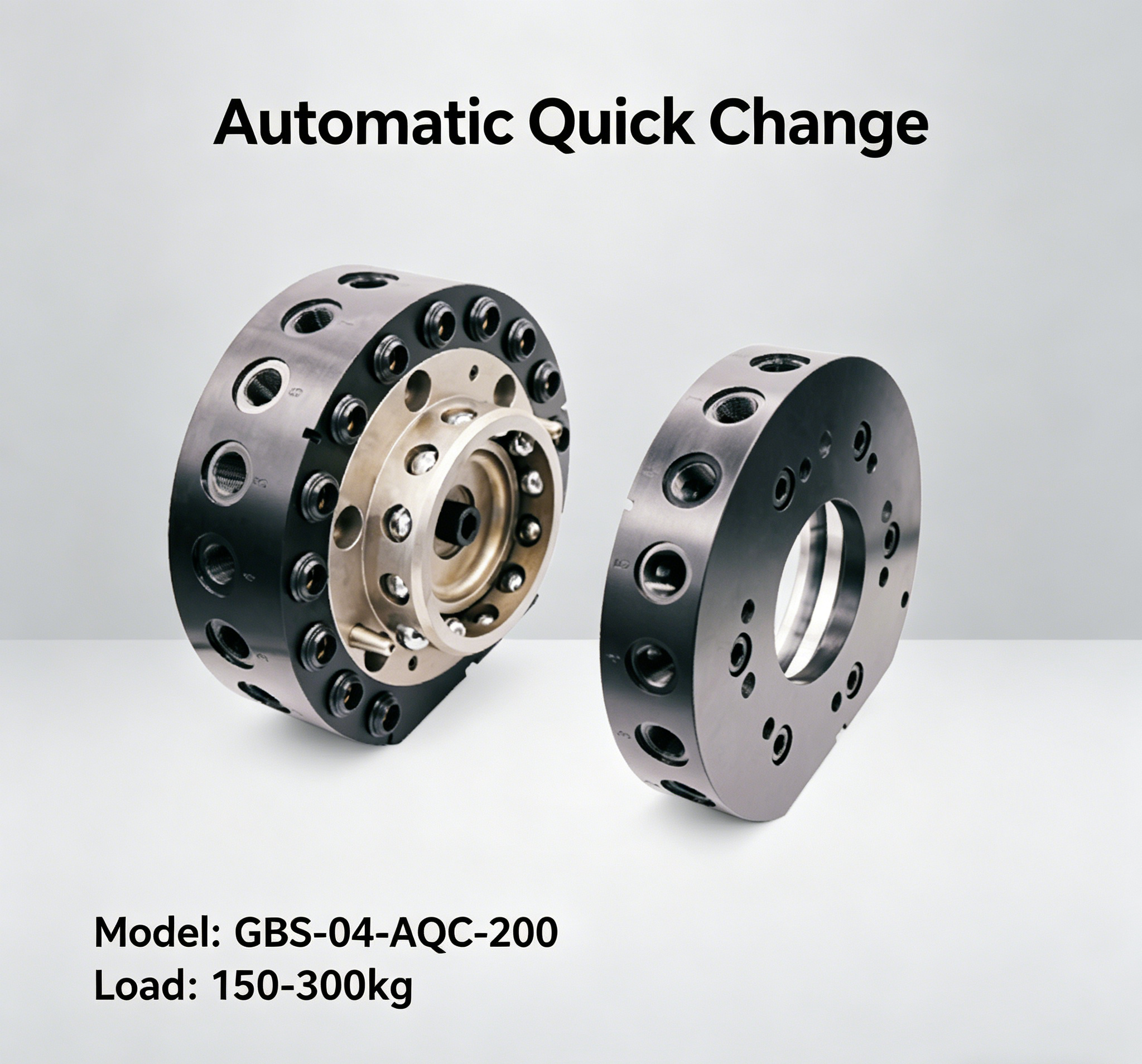Quick Change Robot End-Effector Plate Easy Tool Swapping for Palletizing and Handling Robotic Arms