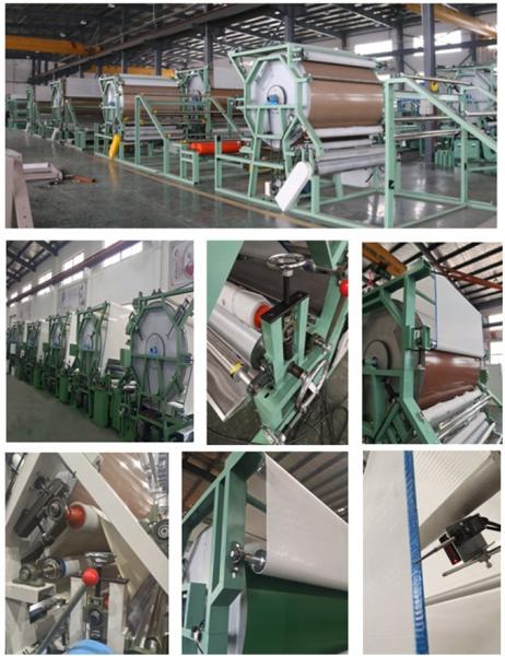Water Based Glue Laminating Machine for Carpet Production at Manufacturing Plant