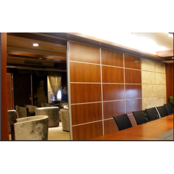 Сползать стену раздела алюминиевого рельса звукоизоляционную передвижную для конференц-зала