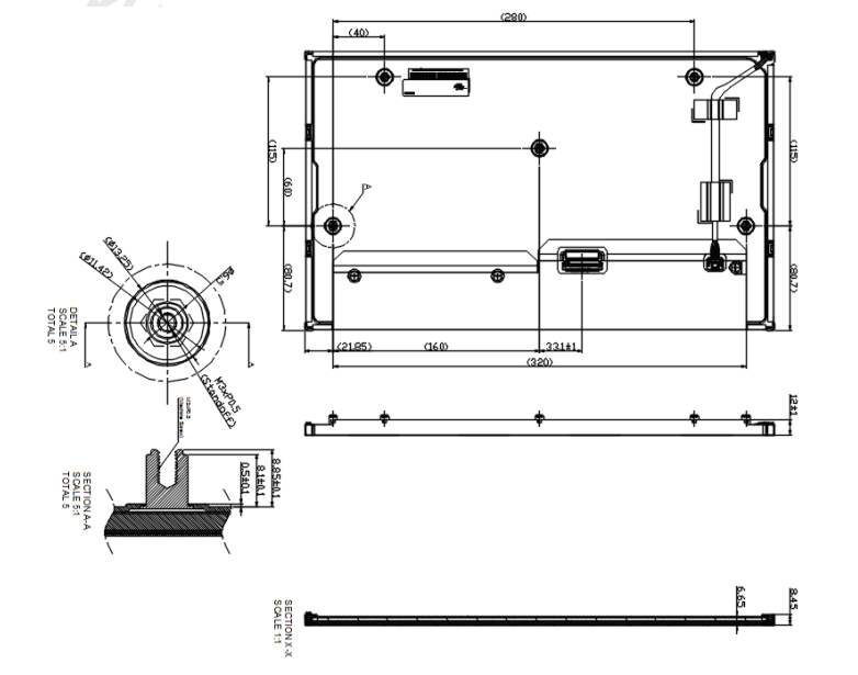 High Brightness 850Nits 15.6inch FHD TFT Module HSD156JUW2-A10 for Industrial Automotive