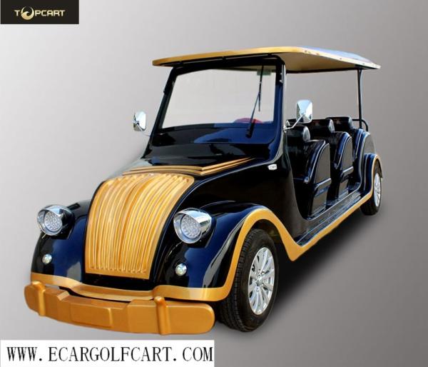 48V 8 Seater Electric Classic Car With Aluminum Chassis For Sightseeing