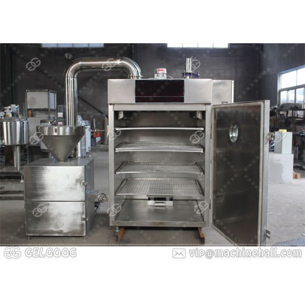 Commercial Fish Smoking Equipment Hot Energy  For Smoked Meat Sealing Performance